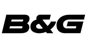 Logo de B&G, en lettres majuscules noires sur fond blanc.